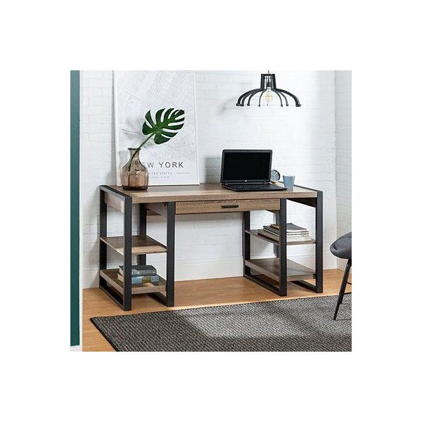 

Дизайнерский Письменный офисный стол с полками в стиле Лофт Loft Design RV637 ()