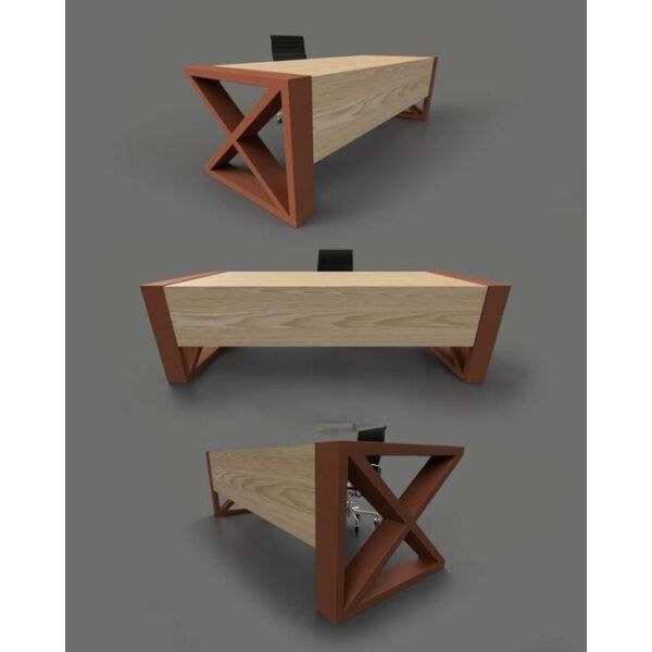 

Дизайнерский Письменный офисный стол в стиле Лофт Loft Design RV478 ()