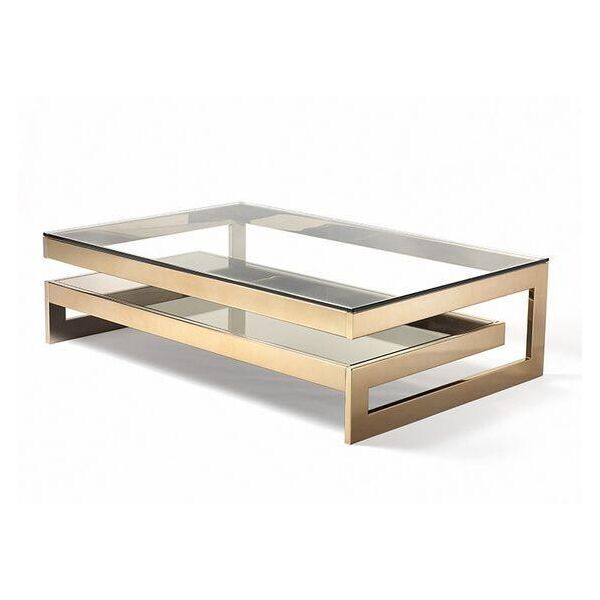 

Дизайнерский Журнальный стол из Нержавеющей Стали в стиле Лофт Loft Design RV815 ()
