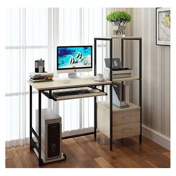 

Дизайнерский Письменный офисный стол с полками в стиле Лофт Loft Design RV723 ()