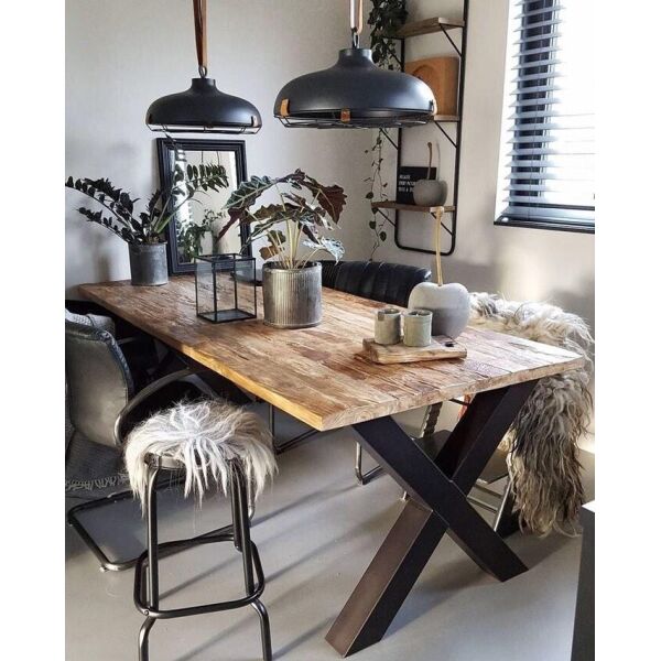 

Дизайнерский Обеденный кухонный стол в стиле Лофт Loft Design RV145 ()