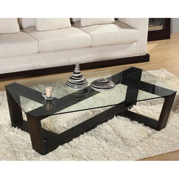

Дизайнерский стеклянный журнальный стол в стиле Лофт Loft Design RV297 ()