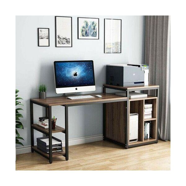 

Дизайнерский Письменный офисный стол с полками в стиле Лофт Loft Design RV626 ()