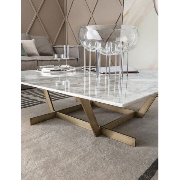 

Дизайнерский Журнальный Мраморный стол в стиле Лофт Loft Design RV674 ()
