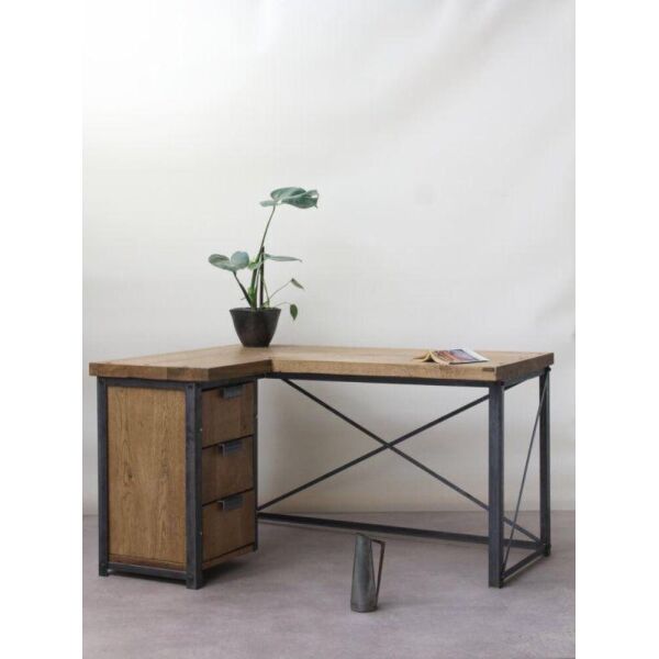 

Дизайнерский Письменный офисный стол с полками в стиле Лофт Loft Design RV726 ()