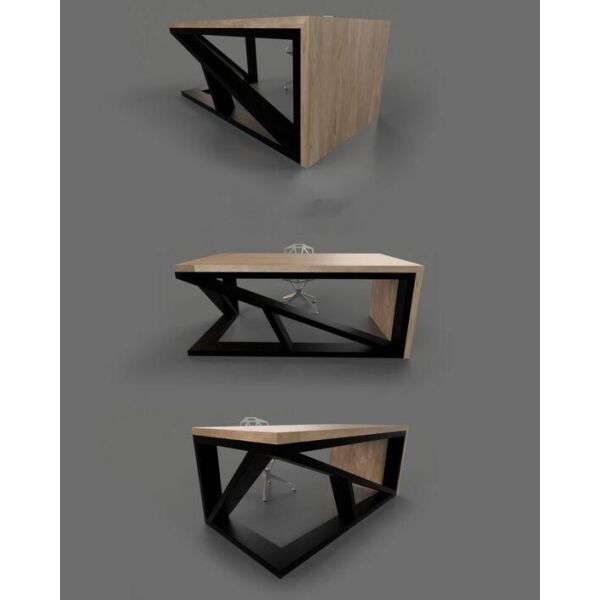 

Дизайнерский Письменный офисный стол в стиле Лофт Loft Design RV471-2 ()