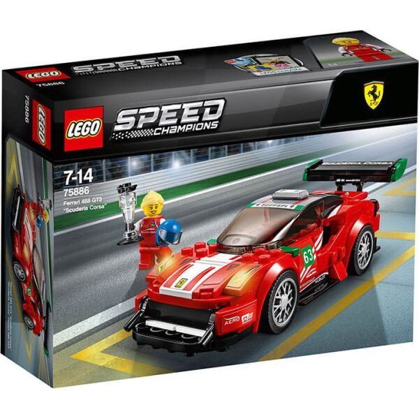 

Конструктор LEGO Speed ​​Champions Ferrari 488 GT3 "Scuderia Corsa" (75886)