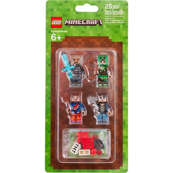

Конструктор LEGO Minecraft Пак со скинами (костюмы) (853609)
