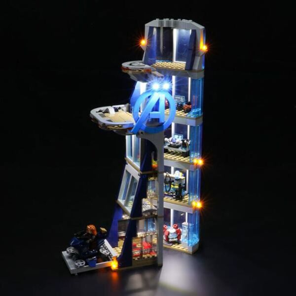 

Lightailing Подсветка для набора LEGO Super Heroes Башня Мстителей - Битва (76166) (LGK358)
