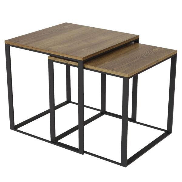 

Стіл журналний 2 в 1 Ascet Art In Head 530x530x530 фаєрвуд (102150143)