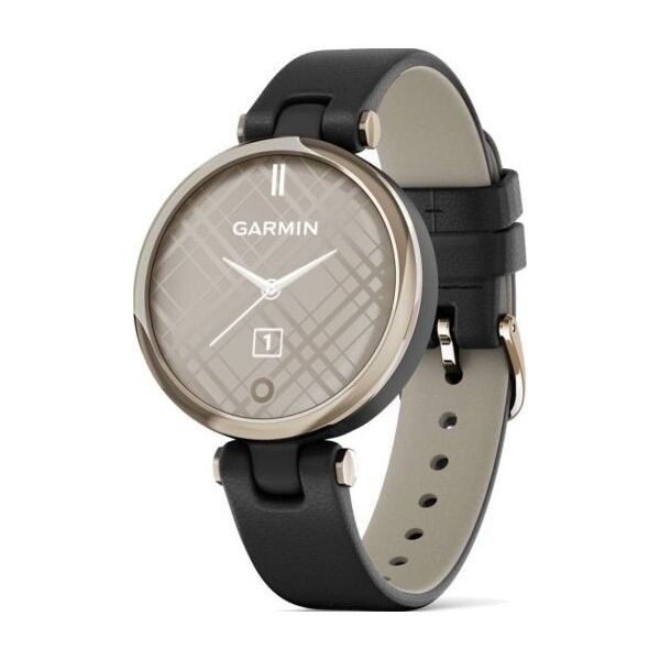 

Смарт-часы Garmin Lily Cream Gold Bezel with Black Case and Italian Leather Band (010-02384-B1)