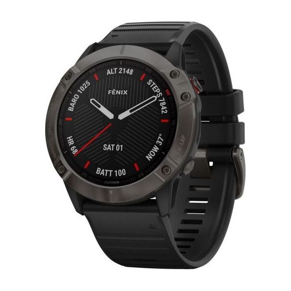 

Смарт-часы Garmin Fenix 6X Pro Sapphire Carbon Grey DLC with Black Band (010-02157-11/10)