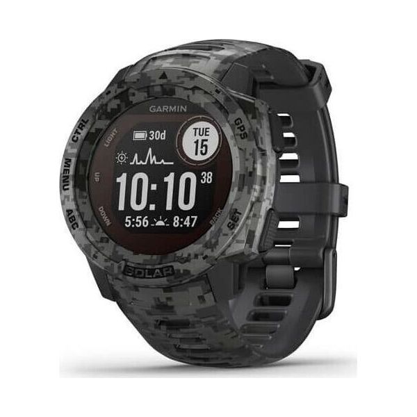

Смарт-часы Garmin Instinct Solar, Camo Edition, Graphite Camo (010-02293-05)