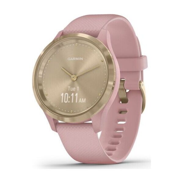

Смарт-часы Garmin Vivomove 3S, Light Gold, Dust Rose, Silicone (010-02238-21)