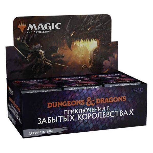 

Настольная игра Wizards of the Coast Дисплей драфт-бустеров Приключения в Забытых Королевствах Magic The Gathering РУС (C87461210)