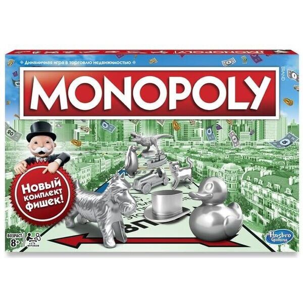 

Настольная игра Hasbro Классическая Монополия (Monopoly) (C1009121)