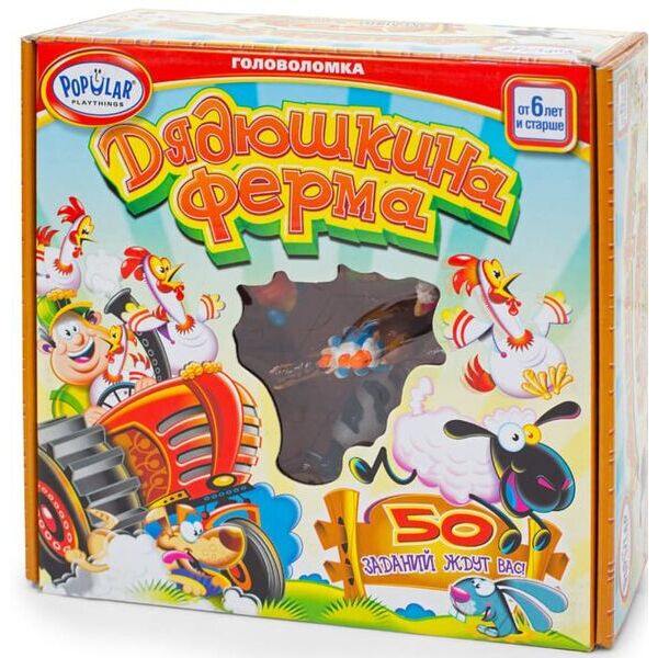 

Настольная игра Popular Playthings Дядюшкина ферма (Funny Farm) (ДДФ001)