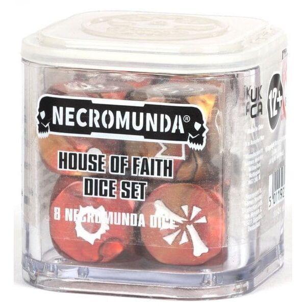

Настольная игра Games Workshop Necromunda: House of Faith Dice Set (99220599020)
