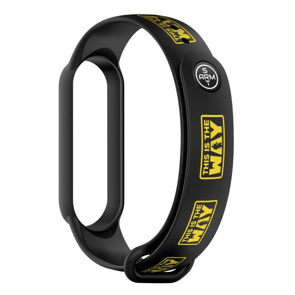 

Ремешок ArmorStandart This is the Way для Xiaomi Mi Band 6/5 Appeal Black (ARM59258)