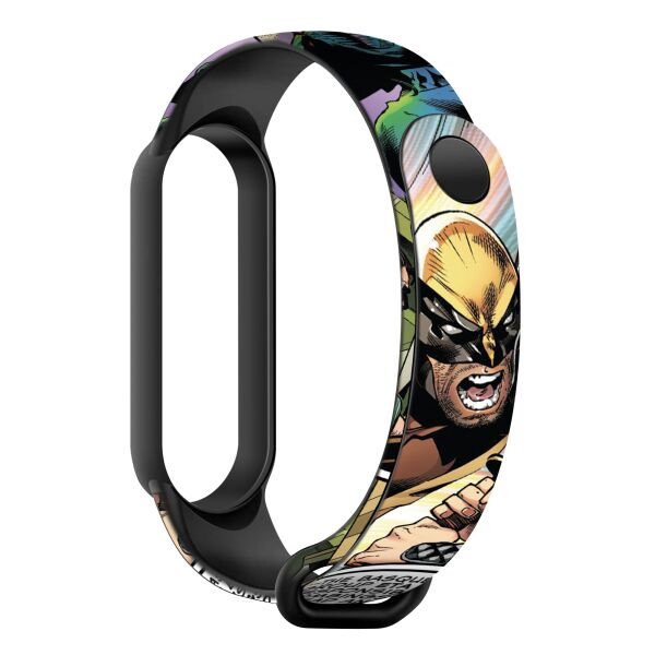 

Ремешок ArmorStandart Superhero для Xiaomi Mi Band 6/5 Wolverine comix Black (ARM59265)