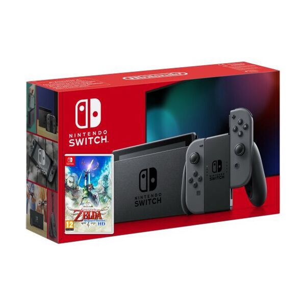 

Nintendo Switch Gray (Upgraded version) + Игра The Legend of Zelda: Skyward Sword HD (русская версия)