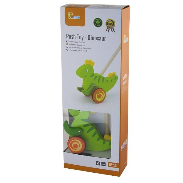 

Игрушка-каталка Viga Toys "Динозавр" (50963)