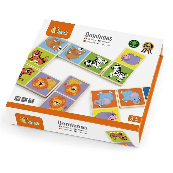 

Настольная игра Viga Toys Домино "Сафари" (51307)