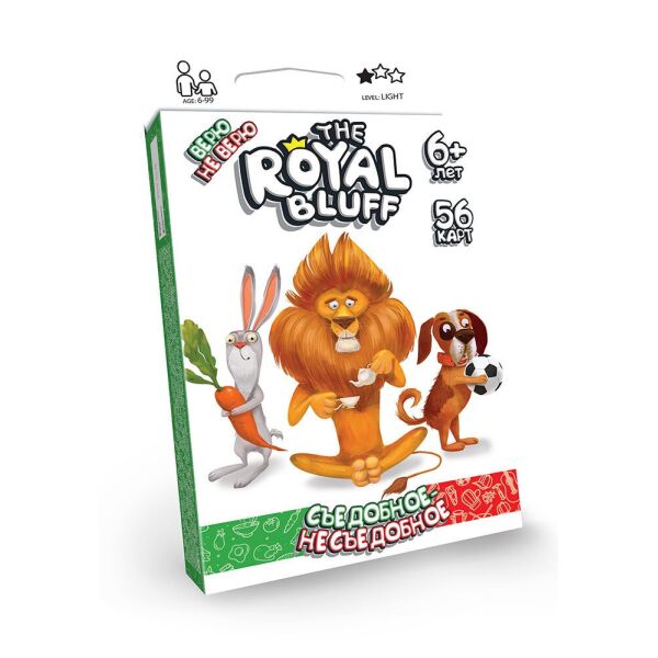 

Игра настольная "The royal bluff" Съедобное несъедобное" RBL-02-01