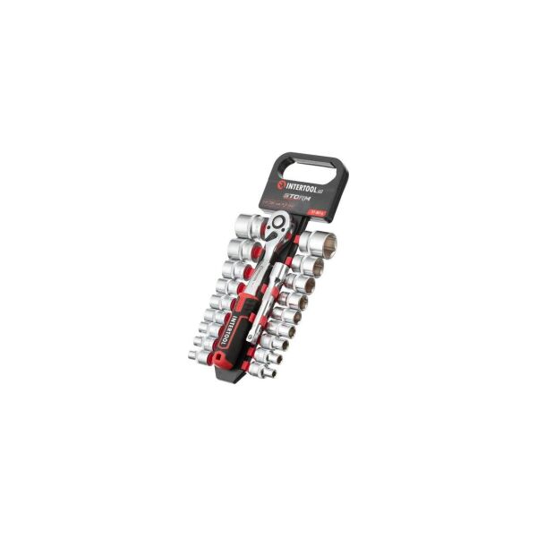 

Набор инструмента на планке Intertool - 1/2" x 20 ед. Storm
