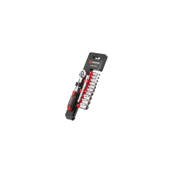 

Набор инструмента на планке Intertool - 1/4" x 12 ед. Storm