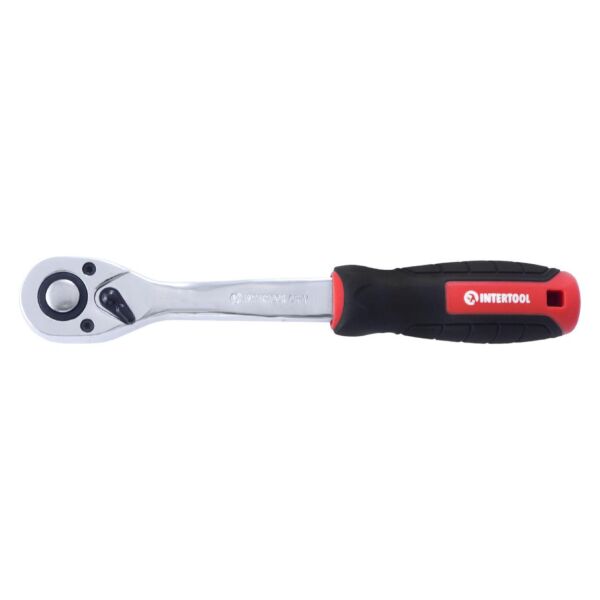 

Ключ трещоточный (рукоятка с храповым механизмом) Intertool - 1/2" x 72T Storm