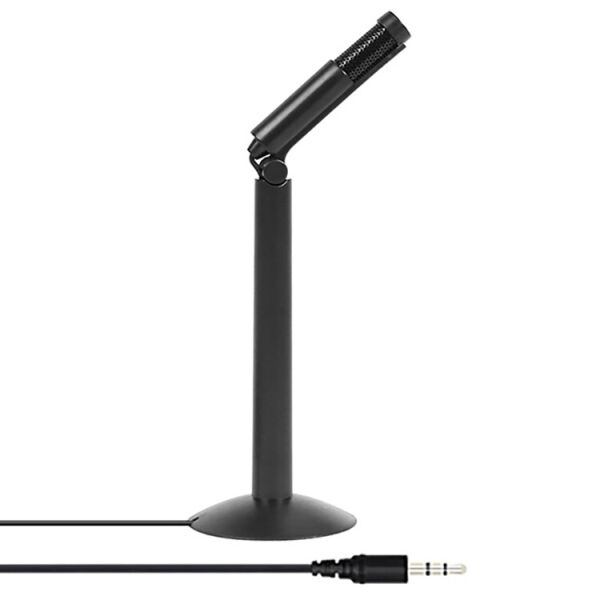 

Микрофон проводной (1.8 м) для компьютера ноутбука дома 3.5 мм mini-jack Soncm SF-950 Black