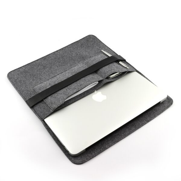 

Чехол для ноутбука Digital Wool Case 13 Premium (DW 13-08) с кожаным ремешком