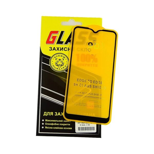 

Стекло защитное Samsung A015 A01, M015, M01 2,5D Full Screen Full Glue черное