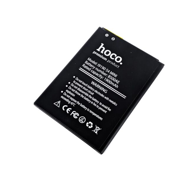 

Аккумулятор (батарея) HOCO для Samsung i9190, i9192, i9195 S4 mini B500AE, B500BE, B500BU