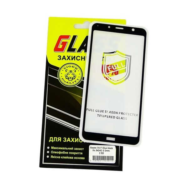 

Стекло защитное PowerGlass для Xiaomi Redmi 7A Full Screen Full Glue 2,5D черное ЛЮКС