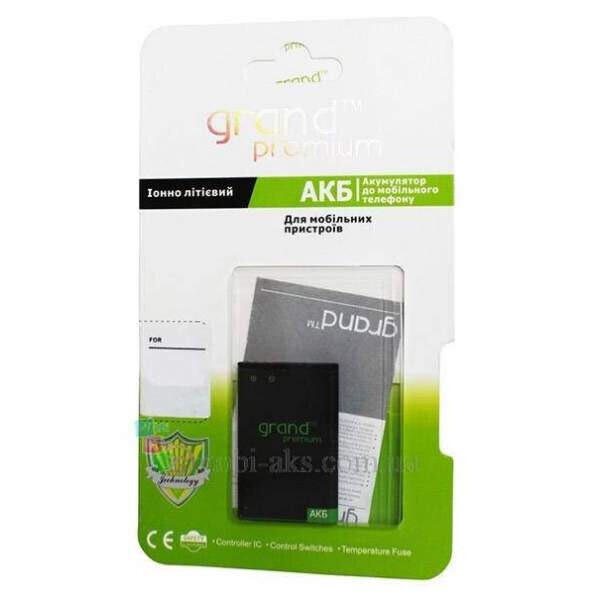 

Аккумулятор (батарея) GRAND Premium для Samsung i8262, G350, g350e, i8260, G3500 G3502 G3508 B150AE, B150AC