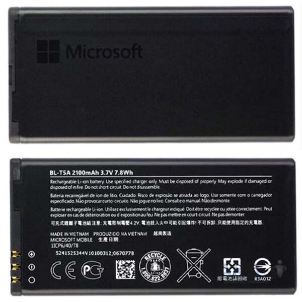 

Аккумулятор (батарея) Microsoft BL-T5A, BV-T5A Lumia 550, Lumia 730, Lumia 735 Original PRC