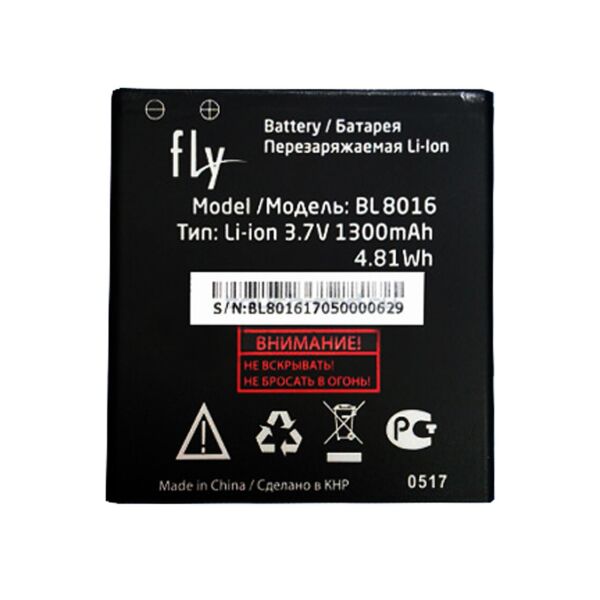 

Аккумулятор (батарея) Fly BL8016 FS408 Original PRC