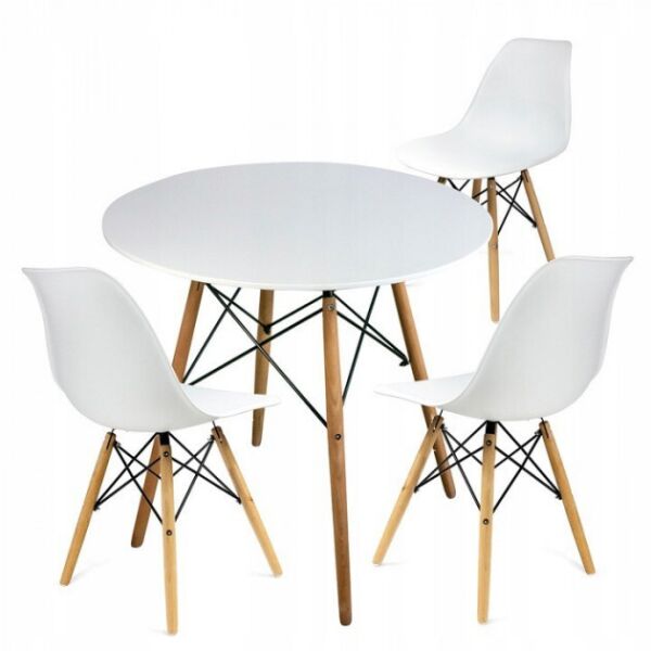 

Комплект мебели Jumi Scandinavian Design White стол и кресла 3 шт.