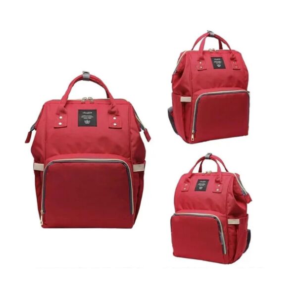 

Сумка-рюкзак для мам Baby Bag, красная