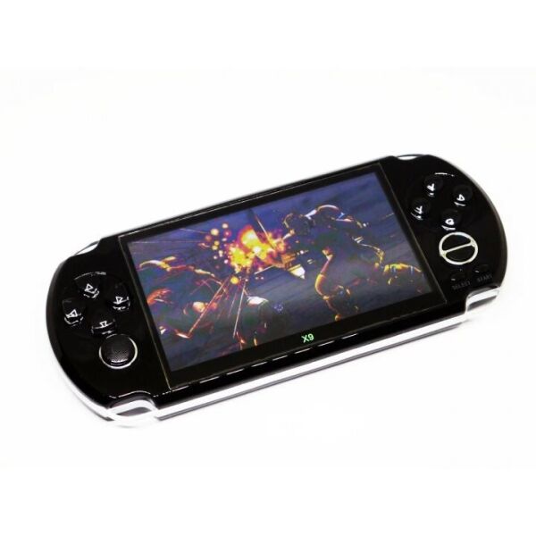 

Портативная игровая приставка консоль Х9 + 1000 игр 8GB Черный