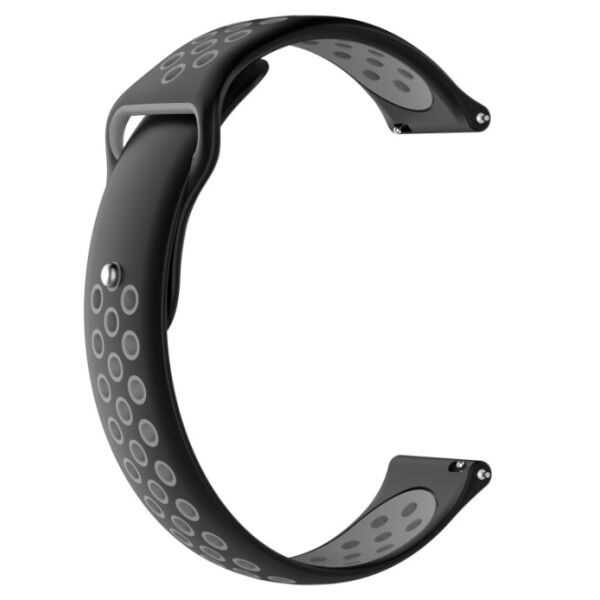 

Ремешок CDK Silicone Sport Band Nike 20mm для Garmin Vivomove 3 (011906) (black / grey)