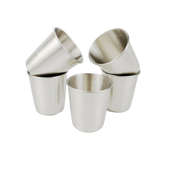 

Набор стопок в чехле из нержавеющей стали 5 шт по 200 мл. GL-304