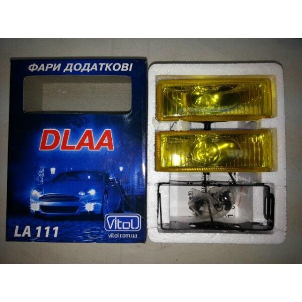 

Дополнительные фары противотуманные DLAA LA-111 Y H3-12V-55W/129*46mm пара