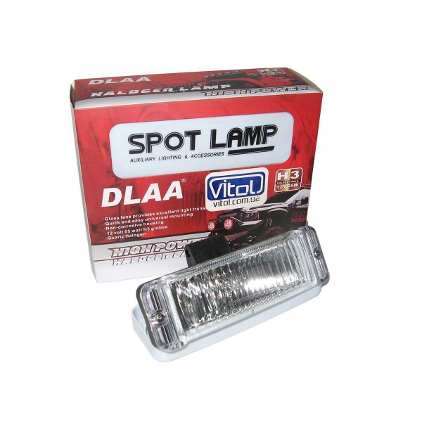 

Дополнительные фары противотуманные DLAA LA-1021 W/H3-12V-55W/170*54mm/крышка пара