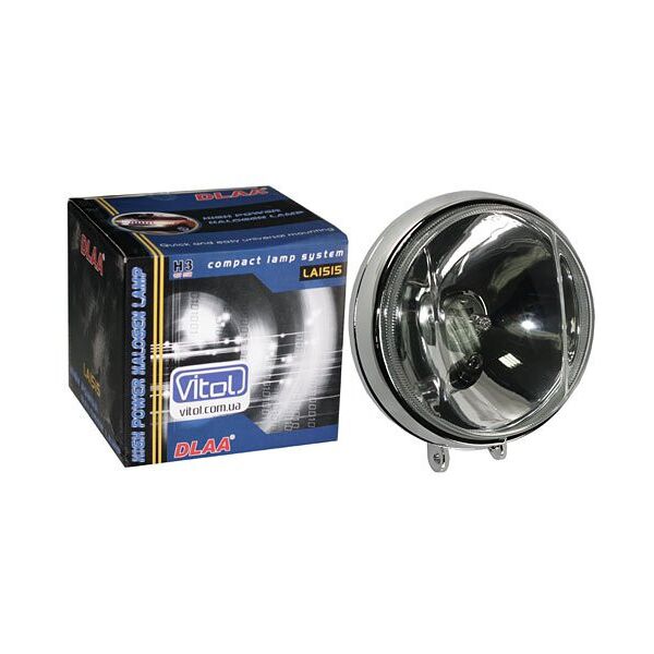 

Дополнительные фары противотуманные DLAA LA-1515 W H3 хром H3+T10-12V-55W/D=143mm пара