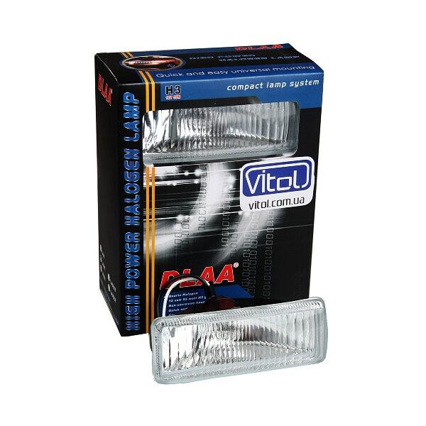 

Дополнительные фары противотуманные DLAA LA-111 TW H3-12V-55W/129*46mm пара