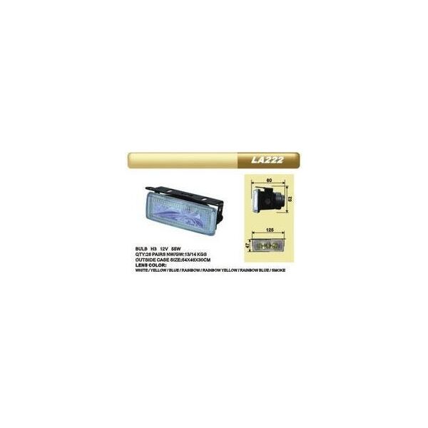 

Дополнительные фары противотуманные DLAA 222 RY H3-12V-55W/125*47mm пара