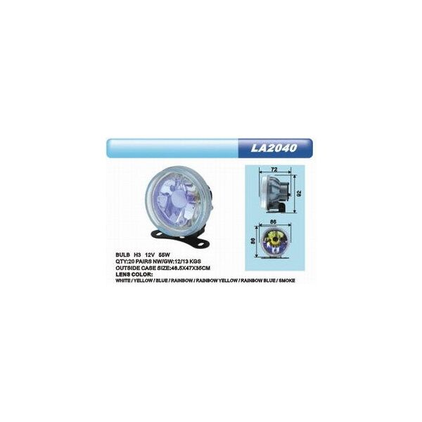 

Дополнительные фары противотуманные DLAA 2040 RY H3-12V-55W/D=86mm пара